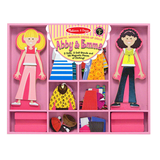 Melissa and Doug Abby & Emma Magnetic Pretend Play